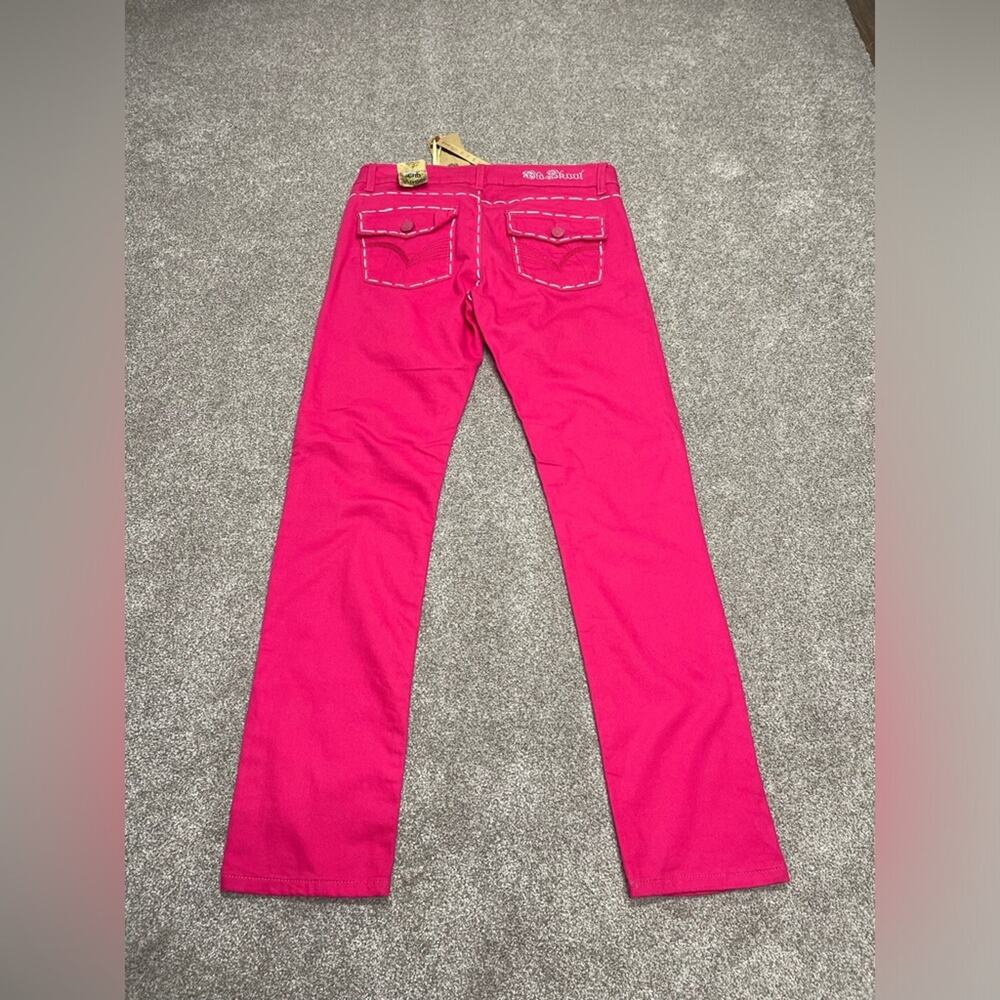 Y2K 90s 00s vtg edgy streetwear Old skool straight jeans 11 Vibrant deadstock